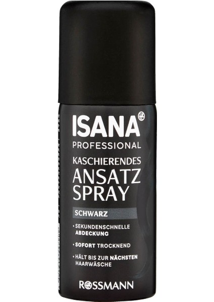 Professional Saç Kapatıcı Sprey Siyah 75 ml