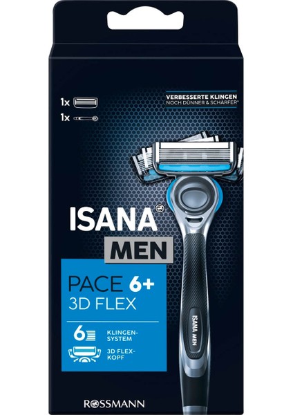 Men Tıraş Makinesi Pace 6 6 Bıçaklı Sistem 1 Adet