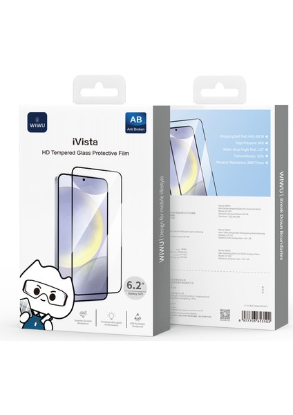 Galaxy S25 Ekran Koruyucu Ivista Super Hardness Hd Ekran Koruyucu Siyah fırsatları