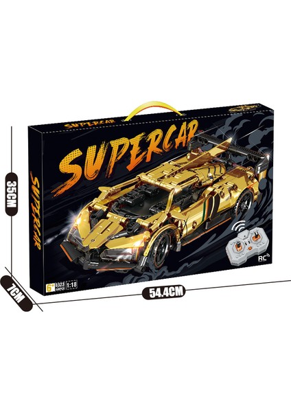 1:18 Teknik Araba Yapboz Yapı Taşı Yarış Oyuncakları (Yurt Dışından)