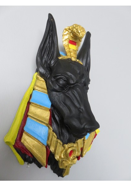Mısır Tanrısı Anubis Duvar Maskesi - 3D Baskı Dekoratif Sanat fiyatları