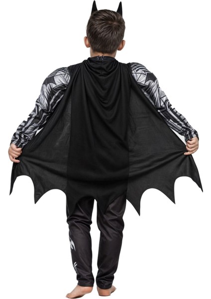 Batman Kaslı Çocuk Kostümü - Batman Çocuk Kaslı Kıyafeti modelleri