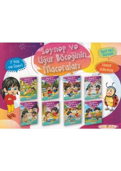 2. Ve 3. Sınıflar Için Zeynep ve Uğur Böceği Ile Türkiye'yi Geziyorum Eğlenceli Öğretici Renkli Resimli 8 Kitap indirimleri