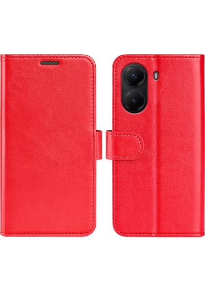 Xiaomi Poco X7 Pro 5g Cüzdan Kılıf Crazy Horse Doku Standı Deri Telefon Kapağı (Yurt Dışından)