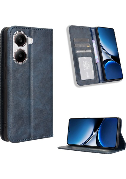 Xiaomi Poco X7 Pro 5g Retro Pu Deri Kılıf Telefon Cüzdan Standı Kapağı (Yurt Dışından)