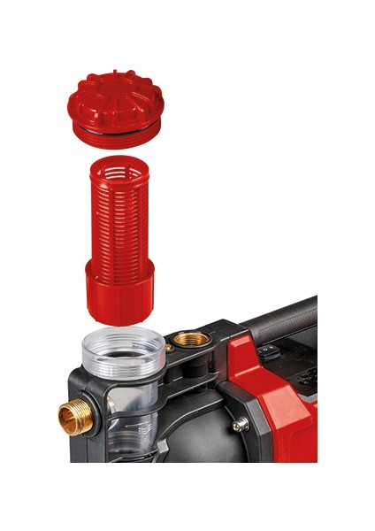 Akülü Bahçe Pompası AQUINNA 18/30 F LED Power X-Change (18 V, Maks. 3000 L/h Su Aktarımı, 2 Akü Yuvası, Çift Çalışma Süresi, ECO/BOOST Modu, Ön Filtre) - 4180430