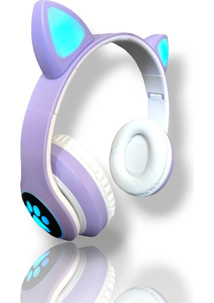 Kulaküstü Bluetooth Kedi Kulaklı Kulaklık