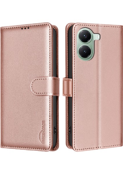Xiaomi Poco X7 Pro 5g Cüzdan Rfıd Engelleme Deri Kılıf (Yurt Dışından)