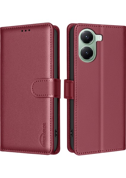 Xiaomi Poco X7 Pro 5g Cüzdan Rfıd Engelleme Deri Kılıf (Yurt Dışından)