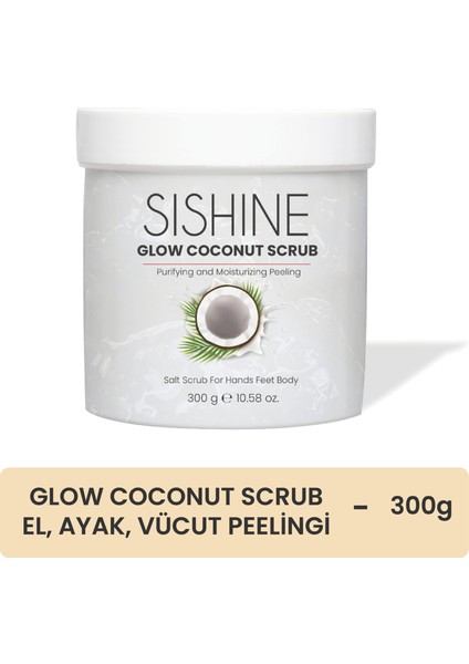 Hindistan Cevizli Nemlendiricili El, Ayak Ve Vücut Peelingi - Glow Coconut Scrub