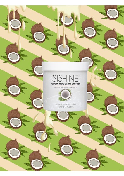 Hindistan Cevizli Nemlendiricili El, Ayak Ve Vücut Peelingi - Glow Coconut Scrub fırsatları