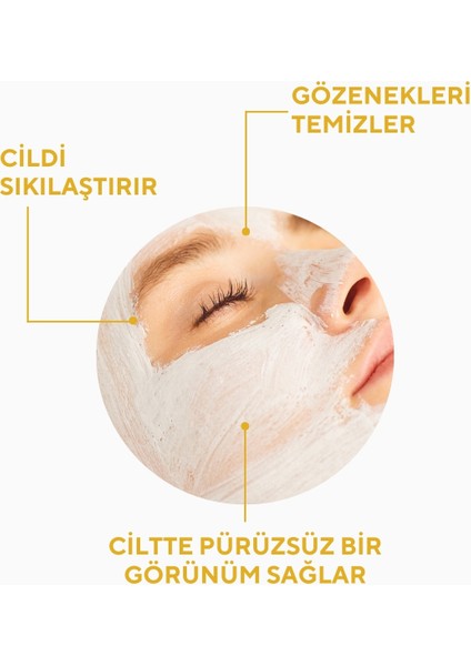 Gözenek Sıkılaştırmaya Yardımcı Yumurta Akı Maskesi - Egg White Pore Mask 100 gr