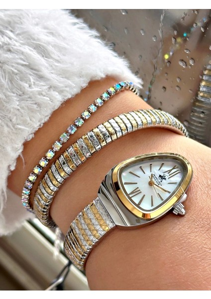 BP3747C.220 Yılan Model Kadın Kol Saati