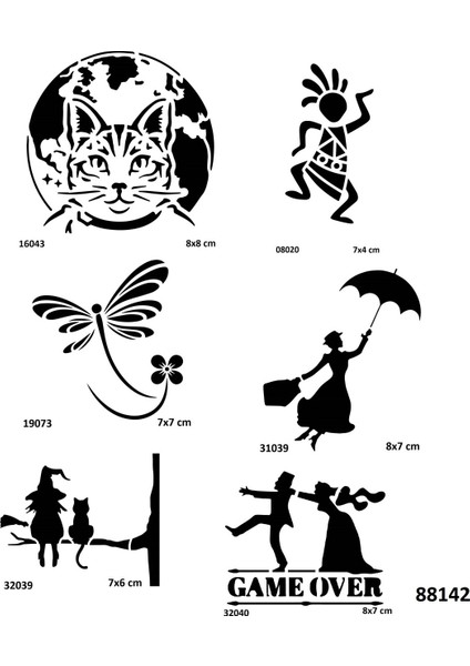 Kedi Cadı Spray Tattoo Ile Geçici Dövme Yapma Seti