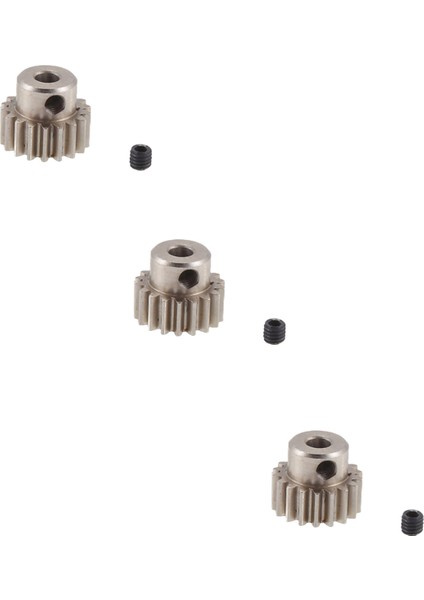 3 Adet 3.175MM Şaft Metal Pinyon Motor Dişlisi, 18T (Yurt Dışından) modelleri