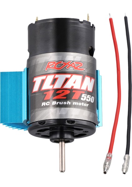 1:10 Rc Crawler Axial SCX10 12T Için Isı Emicili 550 Fırçalı Motor (Yurt Dışından)