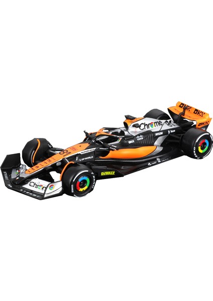 Bburago Yeni 2023 Mclaren F1 Takım Şampiyonu Red Bull Racing Heuer RB19 Alpine A523 Formula Bir Alaşımlı Süper Oyuncak Alfa C43 Model Araba (Yurt Dışından)