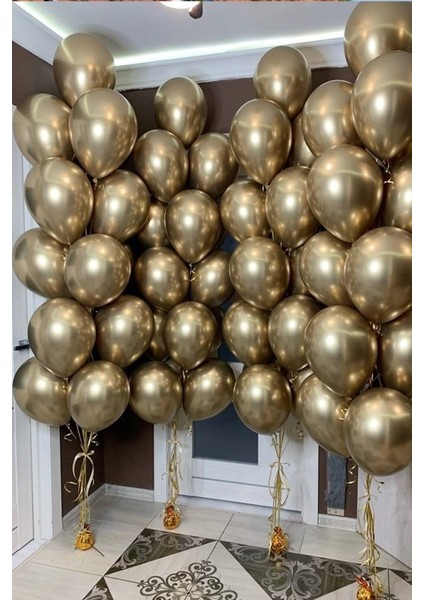 Gold Krom Balon 7 Adet 12INÇ fırsatları