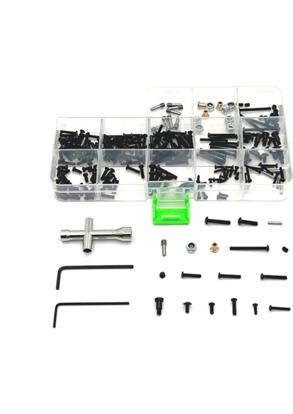 1/12 Rc Araba Için Metal Yükseltme Retrofit Vida Alet Kutusu (Yurt Dışından)