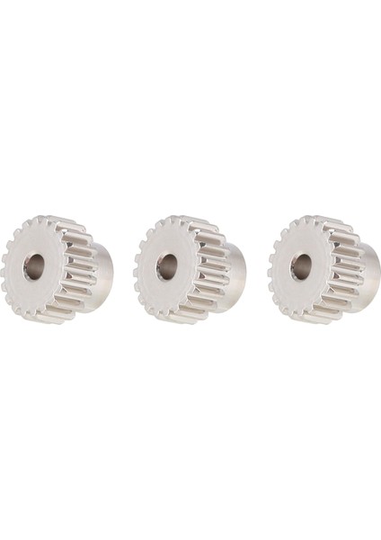 3 Adet 3.175MM Şaft Metal Pinyon Motor Dişlisi, 20T (Yurt Dışından)