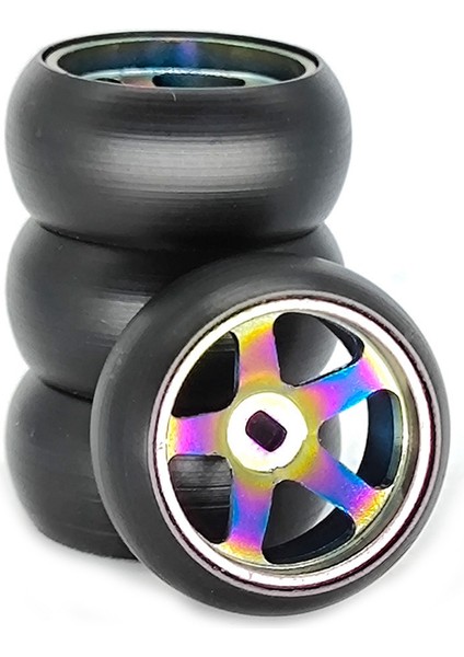 1/28 Mını-Q Rc Araba Yükseltme Parçaları Için 4pc Rc Drift Tekerlek Lastikleri (Yurt Dışından)