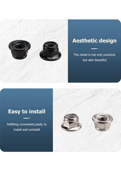 -Somunlar Çok Renkli Naylon Kilit Altıgen Somunlar Vida Kapağı (Yurt Dışından) fiyatları