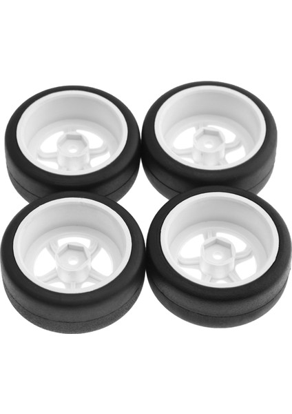 4 Adet 65MM 1/10 Rc Yarış Arabası Lastikleri Tekerlek TT01 TT02 XV01 Için (Yurt Dışından)