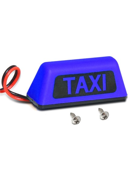 Taxı Araba Tavan Lambası Evrensel Rc Araba 1/10 Rv 1/8 Mavi (Yurt Dışından)