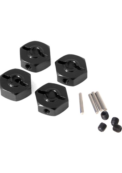 Rc Araba Yükseltme Adaptörü Altıgen 12MM Kiti 1/18 Mini Siyah (Yurt Dışından)