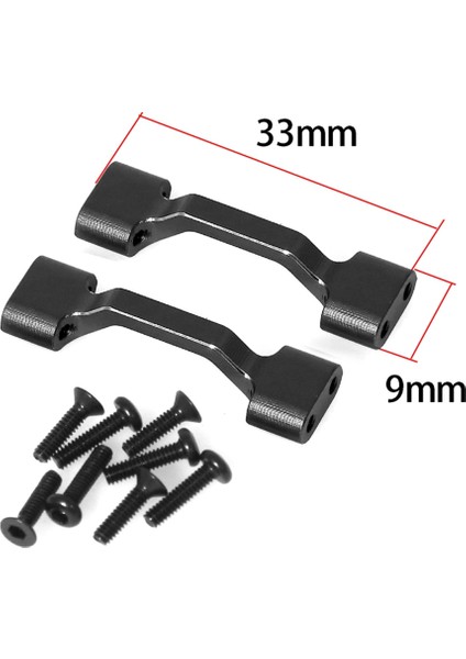 Rc Araba Yükseltme Yan Panel Ray Takımı 1/18 Mini Siyah Için (Yurt Dışından)