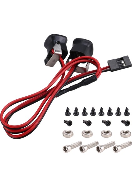 Ön Ön LED Işıklar Spot Işığı 1/10 Rc Crawler Mavi Işık (Yurt Dışından)