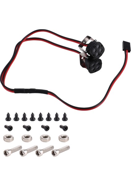 Ön Ön LED Işıklar Spot Işığı 1/10 Rc Crawler Mavi Işık (Yurt Dışından)