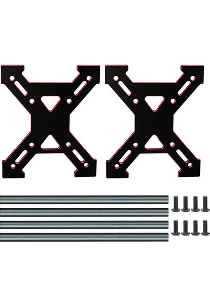 Rc Arabalar Lastikler Depolama Tekerlekler Raf 1/24 1/18 Eksenel Oyuncaklar Kırmızı (Yurt Dışından)