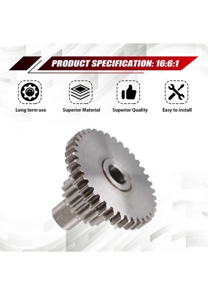 TRX4M Çelik Overdrive Underdrive Şanzıman Dişli Pinyon Seti 16:6:1 (Yurt Dışından)