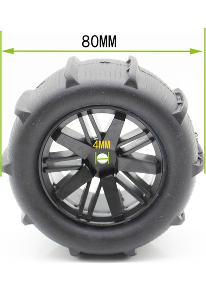 144001 124018 12427 1/14 Rc Araba Için 80MM Kum Tekerlek Lastikleri (Yurt Dışından)