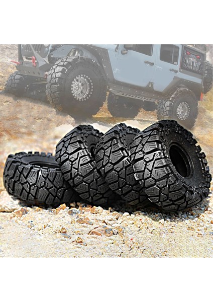 1/10 Rc Model Araba SCX10 Trx4 Için 4 Adet 1.9 Inç Tırmanma Lastiği (Yurt Dışından) fırsatları