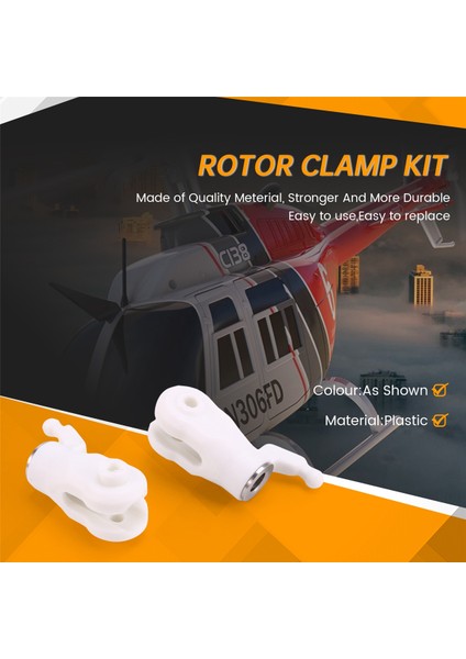 C138 Rotor Kelepçe Takımı Rc Era C138 Bell 206 Rc Oyuncak Helikopter Parçaları (Yurt Dışından)