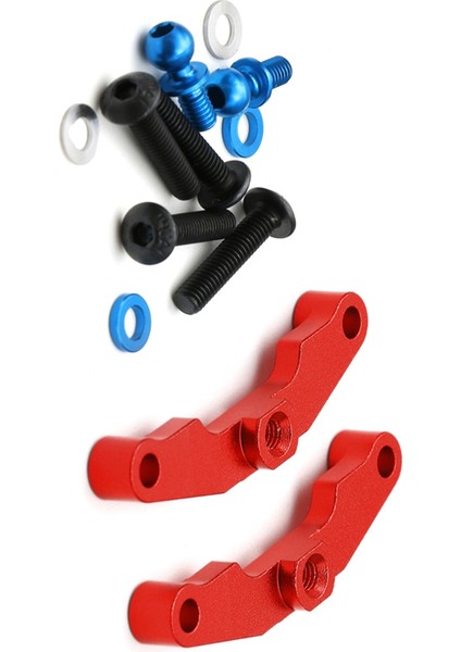 Wave Box Itme Çubuğu Braket Takımı TT02 Type-S Rc Araba Kırmızı (Yurt Dışından)