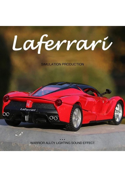 1:32 Oyuncak Araba Ferrari Laferrari Oyuncak Alaşımlı Araba Pres Dökümler ve Oyuncak Araçlar Araba Modeli Minyatür Ölçekli Model Araba Oyuncakları Çocuklar Için (Yurt Dışından)
