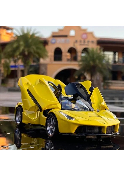 1:32 Oyuncak Araba Ferrari Laferrari Oyuncak Alaşımlı Araba Pres Dökümler ve Oyuncak Araçlar Araba Modeli Minyatür Ölçekli Model Araba Oyuncakları Çocuklar Için (Yurt Dışından)