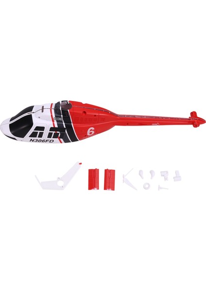Rc Era C138 Bell 206 1:33 Rc Oyuncak Helikopter Parçaları Kırmızı (Yurt Dışından)