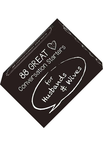 88 Kocalar ve Eşler Için Harika Sohbet Romantik Kart (Yurt Dışından) indirimleri