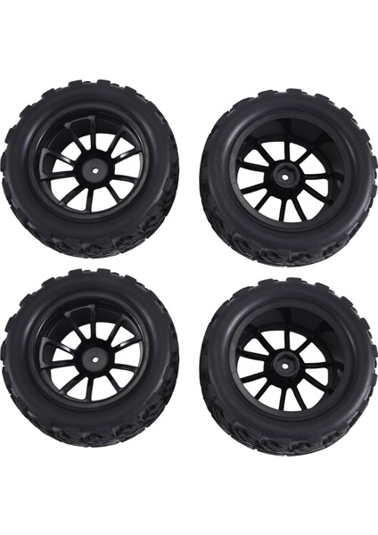12MM Hex 1/10 Rc Kamyon Tekerlekleri ve Lastikleri 2WD, B (Yurt Dışından)