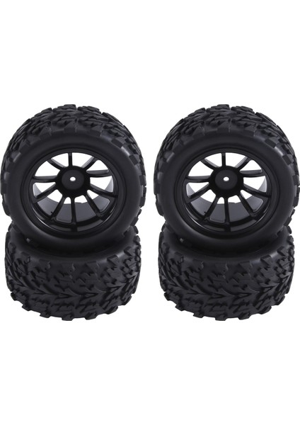 12MM Hex 1/10 Rc Kamyon Tekerlekleri ve Lastikleri 2WD, B (Yurt Dışından)
