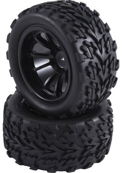 12MM Hex 1/10 Rc Kamyon Tekerlekleri ve Lastikleri 2WD, B (Yurt Dışından)