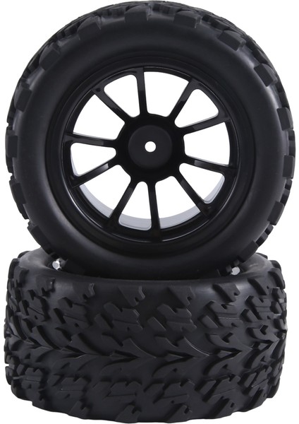 12MM Hex 1/10 Rc Kamyon Tekerlekleri ve Lastikleri 2WD, B (Yurt Dışından)