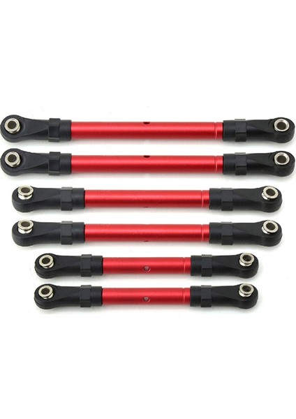 Çekme Çubuğu Bağlantı Rot Çubuğu Direksiyon Çubuğu Hoss 4WD Rc Araba Kırmızı (Yurt Dışından)