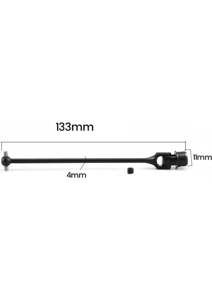 Metal Merkez Tahrik Mili IF622 IF623 MP10 1/8 Arka (Yurt Dışından)