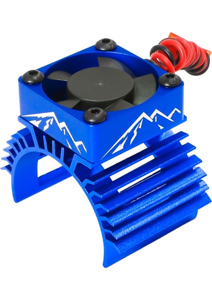 540 550 3650 3660 3674 Motor Isı Emici Rc Araba Radyatör Fanı Mavi (Yurt Dışından)