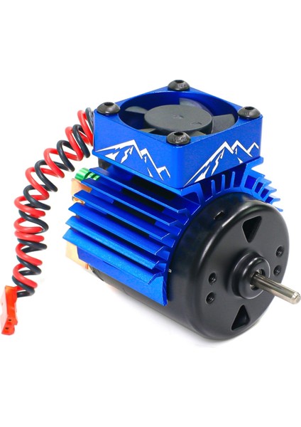 540 550 3650 3660 3674 Motor Isı Emici Rc Araba Radyatör Fanı Mavi (Yurt Dışından)